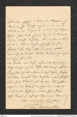 Nachlass Franz Steindachner, Brief von Emil von Marenzeller an Franz Steindachner (05.09.1890), Inv.Nr. 326.01, Seite 4